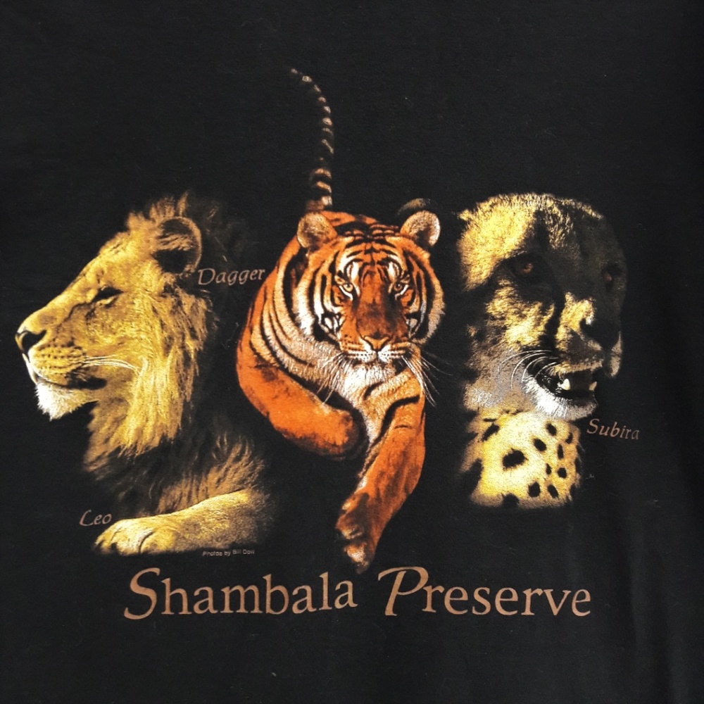 Shambala Preserve Tee T Shirt Vintage 1998 USA M
